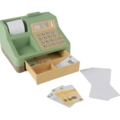 Kassenapparat mit solarbetriebenen Taschenrechner