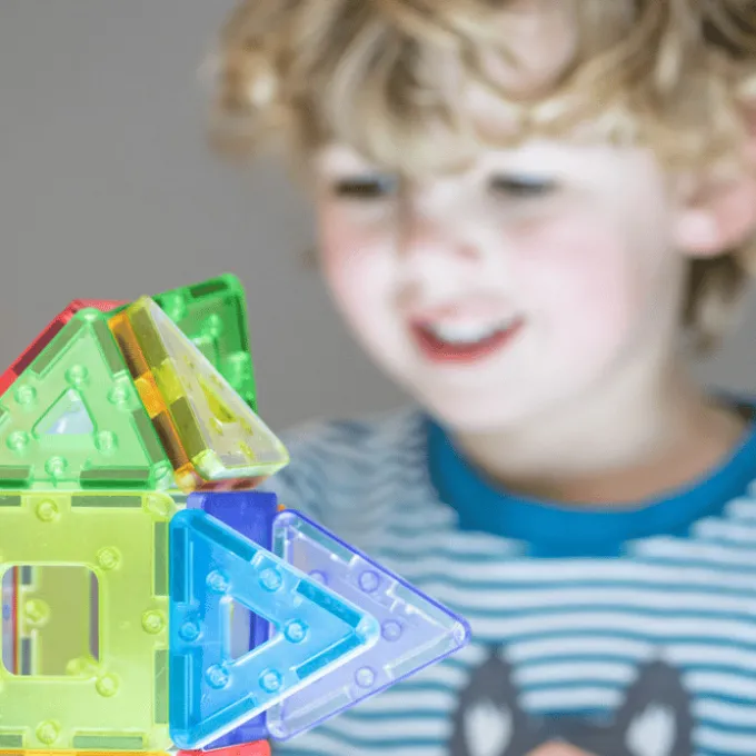 KinderMag Polydron | Transparent | 48 Stk.