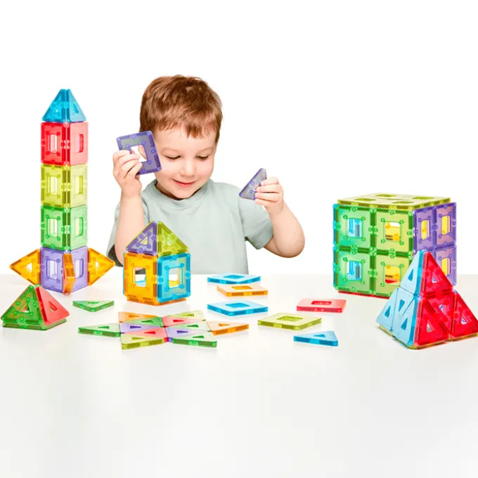 KinderMag Polydron | Transparent | 96 Stk.