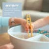 Kinderpinzetten, 3 Stk. - grün