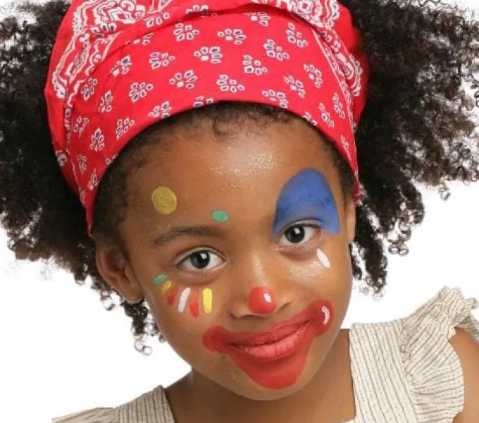 Kinderschminke - 5 Basisfarben mit je 20 ml