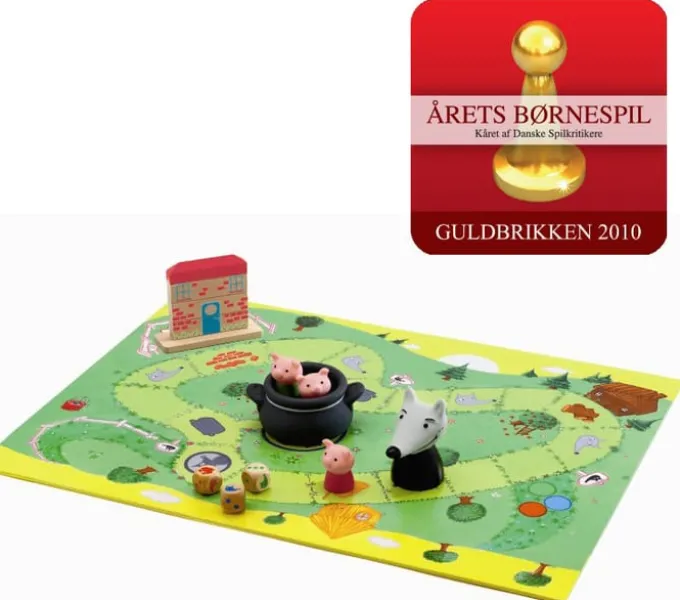 Kinderspiel – Woolfy und drei kleinen Schweinchen