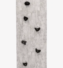 Klettergriffe - schwarz /grau, m. Schrauben, 5 Stk