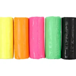Knetgummi Soft Clay - Neonfarben, 400 g