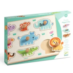 Knopfpuzzle – Wilde Tiere