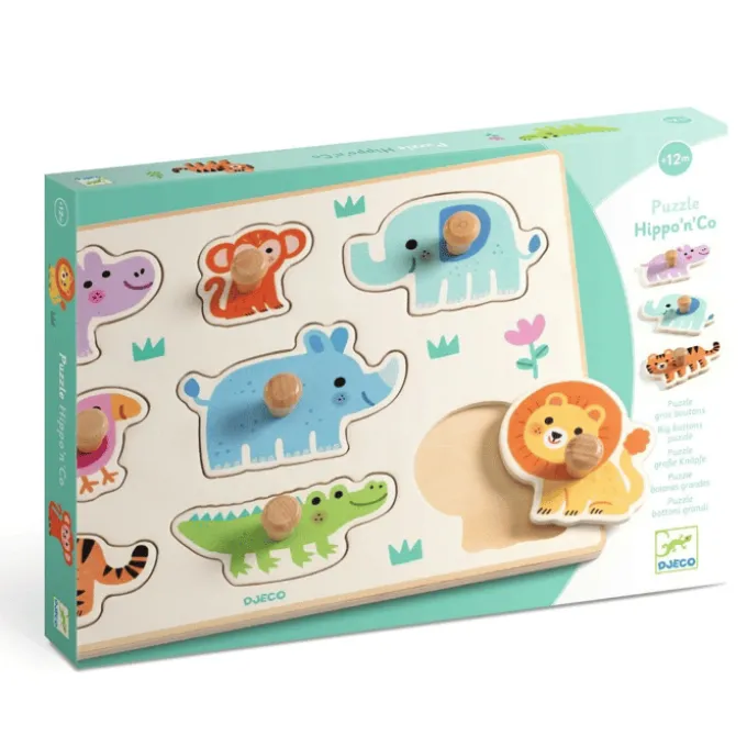 Knopfpuzzle – Wilde Tiere