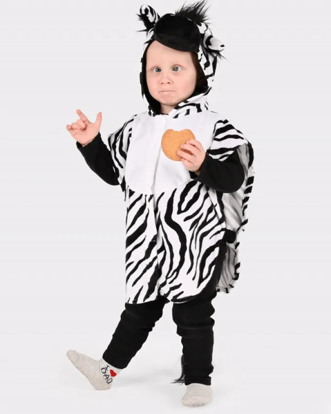 Kostüm Zebra, Gr. 1-4 Jahre
