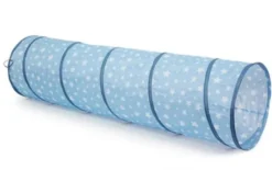 Krabbeltunnel mit Sternen - blau