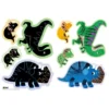 Kratz-Glückwunschkarten - Dinos, 3 Stk.