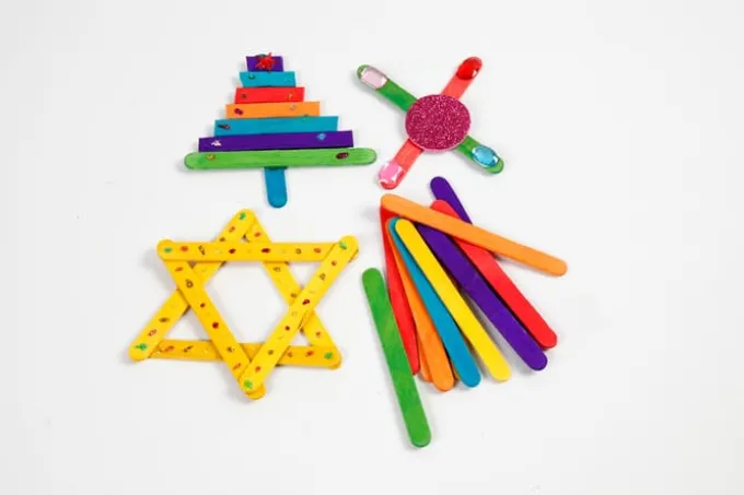 Kreativitätsset mit Glitzerteilen