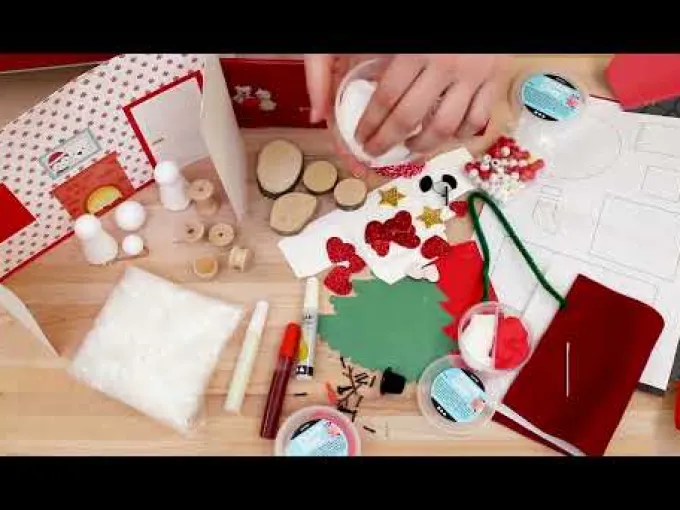 Kreativitätsset - Weihnachtshaus