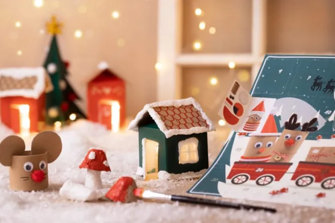 Kreativset Adventskalender - Recycling