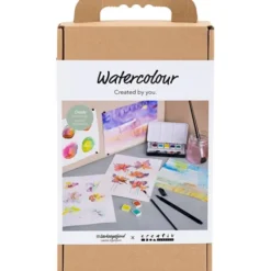 Kreativ-Set Aquarell - Blumen & Landschaften