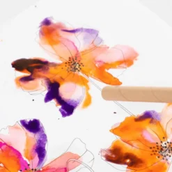 Kreativ-Set Aquarell - Blumen & Landschaften