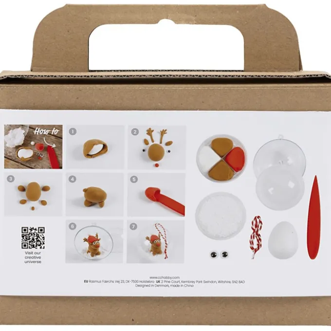 Kreativset - Christbaumkugel Rentier