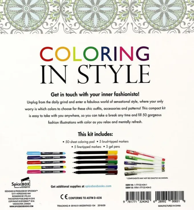 Kreativ-Set - Coloring in Style