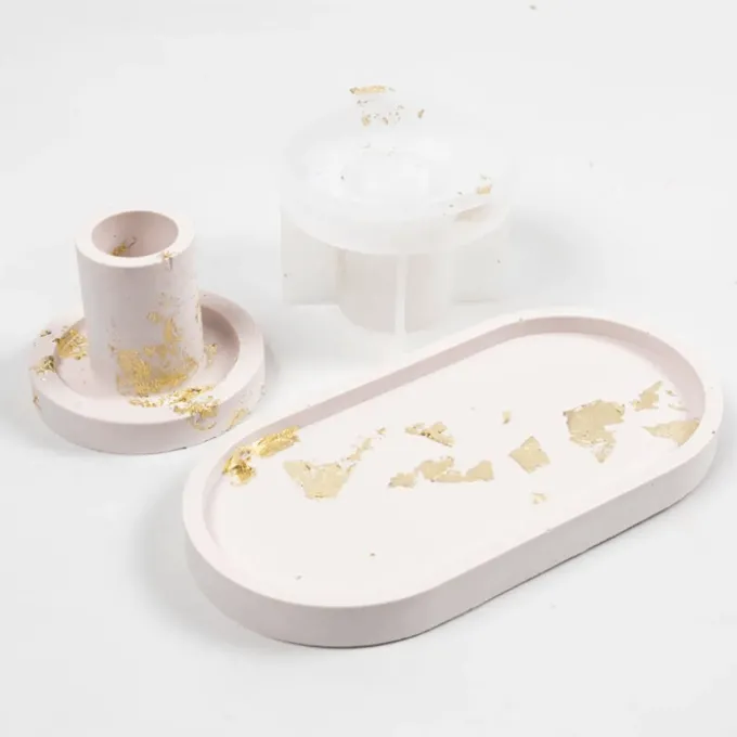 Kreativset Gusstechnik - Kerzenhalter & Tabletts