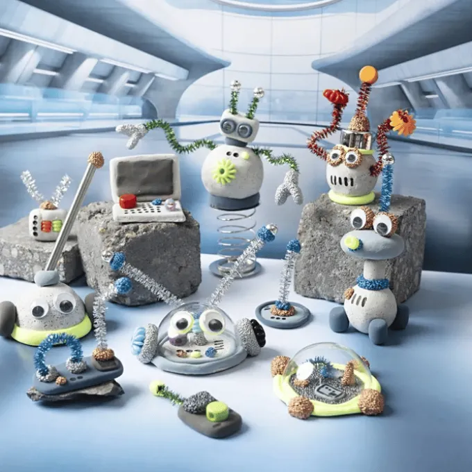 Kreativ Set Modellieren - Roboter