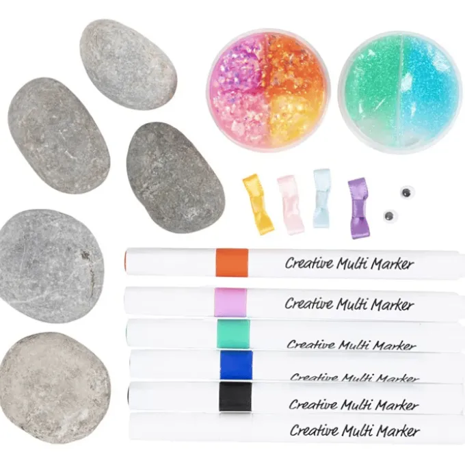 Kreativset Steine dekorieren - Monster