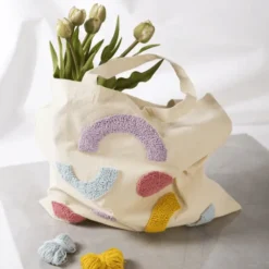 Kreativset Tufting - Stofftasche, 1 Stk