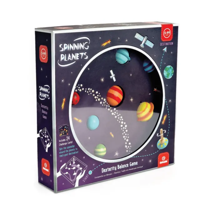 Kreiselspiel mit Planeten, 9 Stk.
