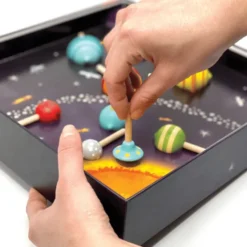 Kreiselspiel mit Planeten, 9 Stk.
