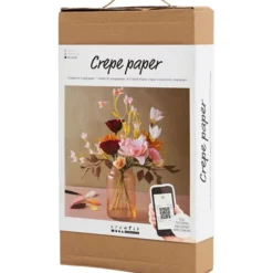 Krepppapier Bastelset - Blumenstrauß