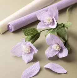 Krepppapier Bastelset - Frühlingsblumen
