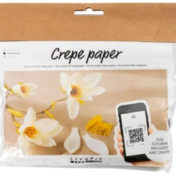 Krepppapier Bastelset Mini - Magnolie