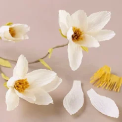 Krepppapier Bastelset Mini - Magnolie