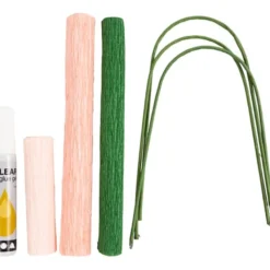 Krepppapier Bastelset Mini - Nelken