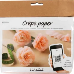 Krepppapier Bastelset Mini - Nelken