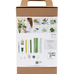 Krepppapier Set - Grüner Frühlingsstrauß