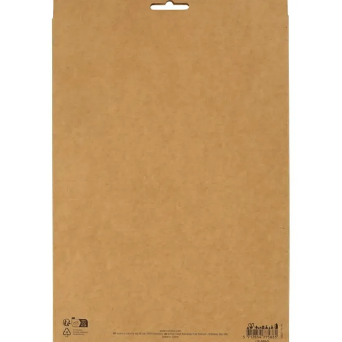 Krepppapier, 8 x 25x60 cm - blau/grün