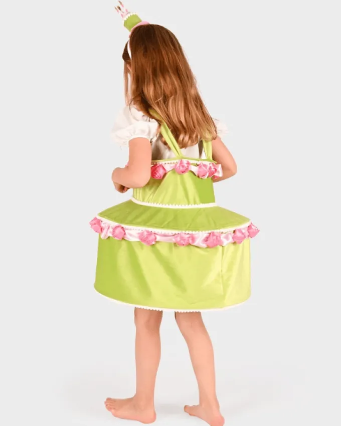 Kuchen-Kleid m. Haarreifen - mehrere Gr.