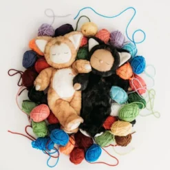 Kuschellinchen - Schwarze Katze, 30 cm