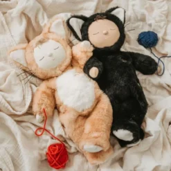 Kuschellinchen - Schwarze Katze, 30 cm