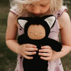 Kuschellinchen - Schwarze Katze, 30 cm