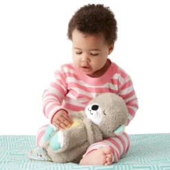 Kuschelotter mit Atemzug, Licht und Musik