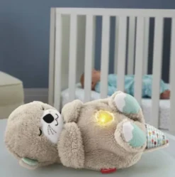Kuschelotter mit Atemzug, Licht und Musik