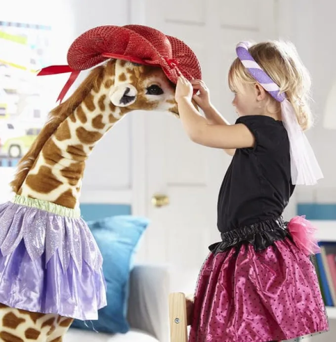 Kuscheltier aus Plüsch - Giraffe
