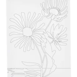 Leinwand zum Ausmalen 24x30 cm - Blüten