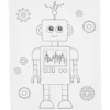 Leinwand zum Ausmalen 24x30 cm - Roboter