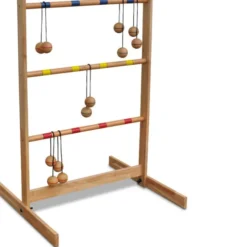 Leitergolf aus Gummibaumholz