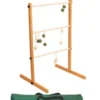 Leitergolf aus Holz - grün / weiß