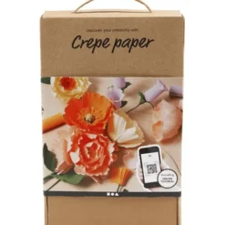 Lernset - Krepppapierblumen