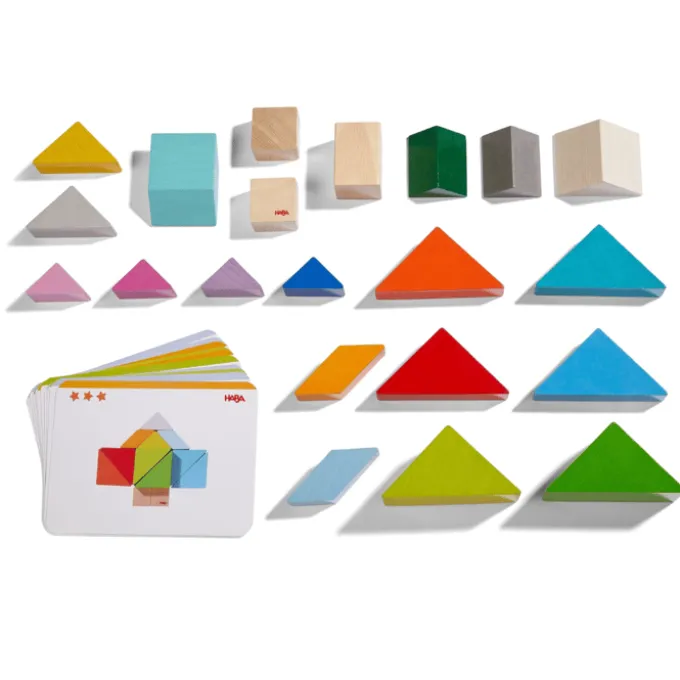 Logikspiel - Tangram Würfel