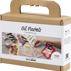 Ölpastellkreide-Set - Kunstkarten, 8 Stk.