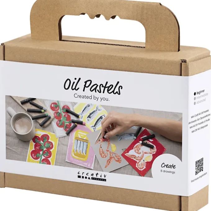 Ölpastellkreide-Set - Kunstkarten, 8 Stk.