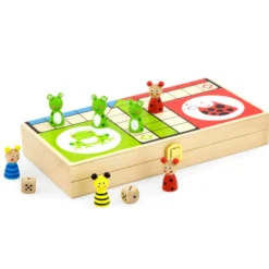 Ludo im Holzkoffer